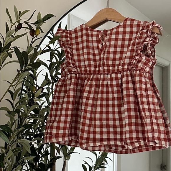 Cat & Jack Gingham Top - Picture 2 of 2